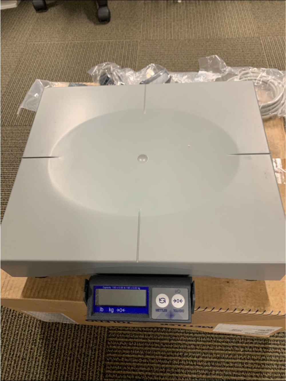 Digital Shipping/Postal Scale in Light Gray